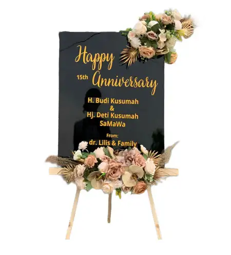 Papan Bunga Akrilik kawasan industri sidoarjo